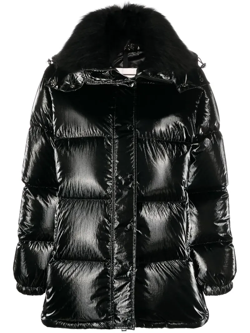 Moncler Hanau kort dunjacka - Svart