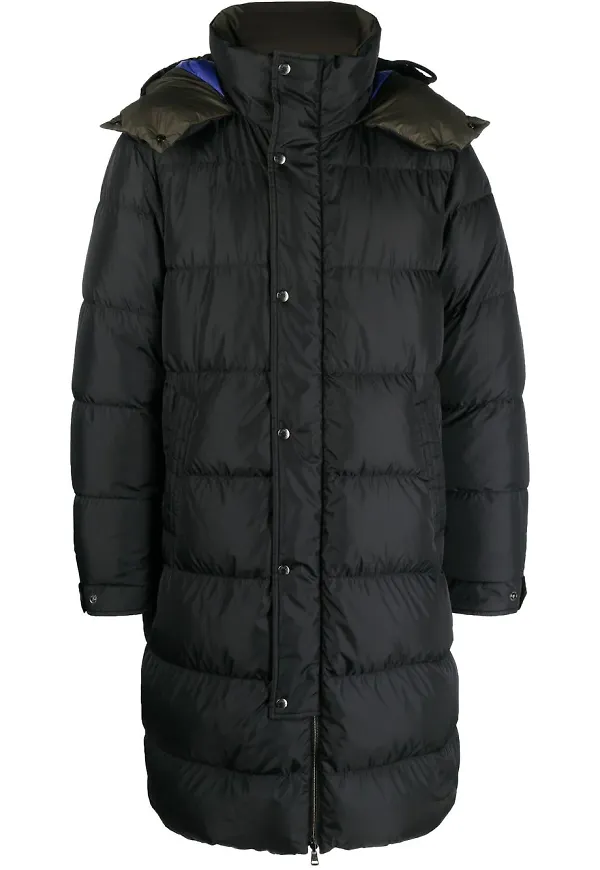 Moncler Harel lång vändbar dunkappa - Svart