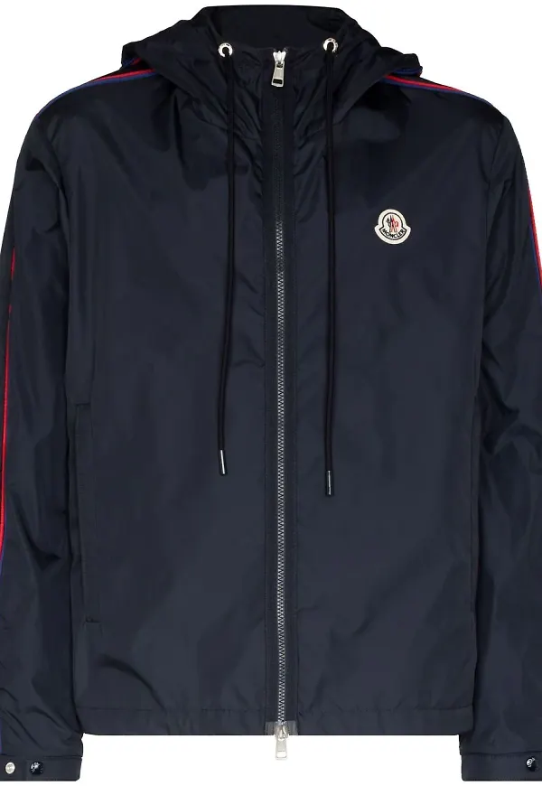 Moncler Hattab regnjacka med huva - Blå