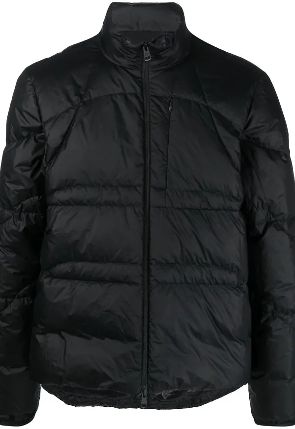 Moncler high-neck padded down jacket - Svart