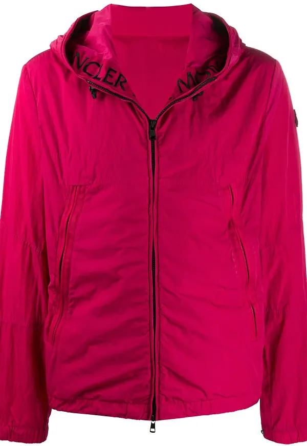 Moncler huvjacka - Röd