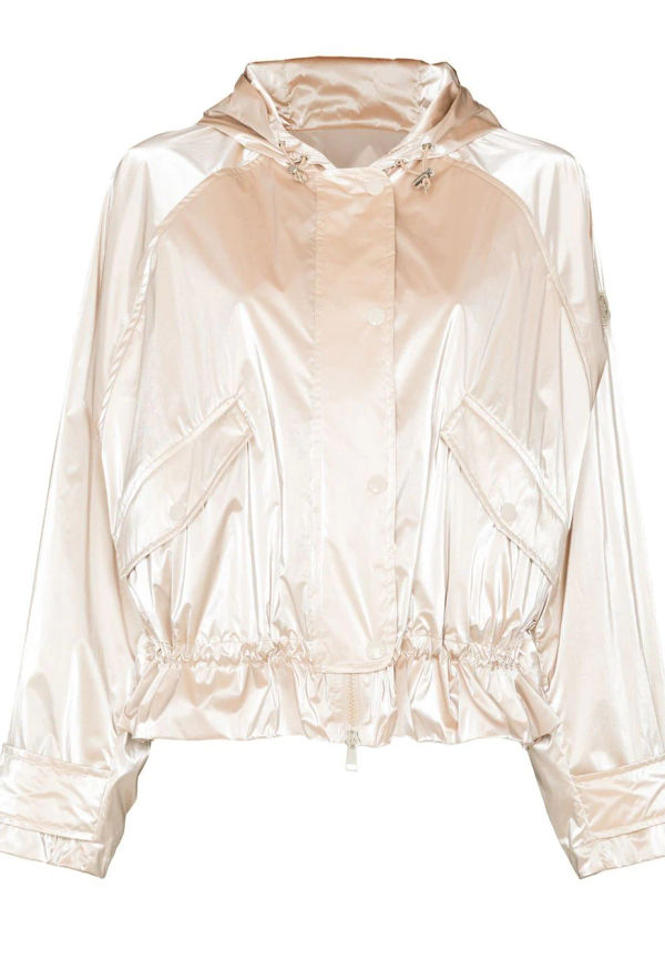 Moncler jacka med dragkedja - Neutral