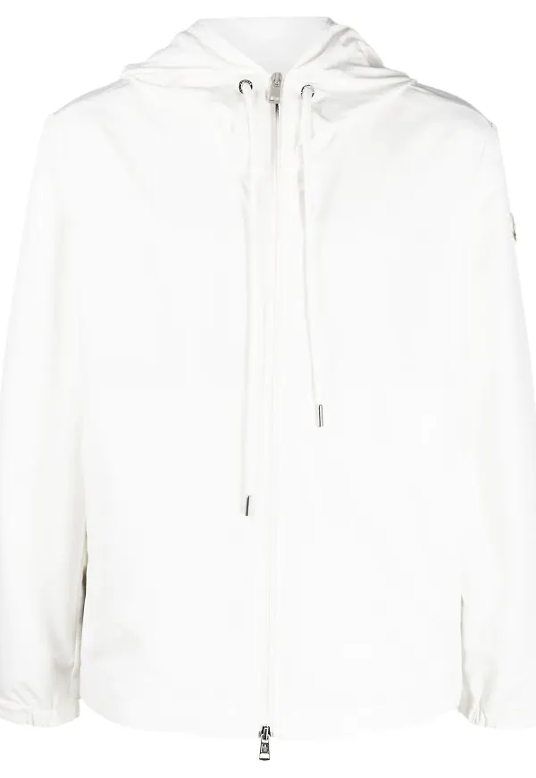 Moncler jacka med dragkedja - Vit