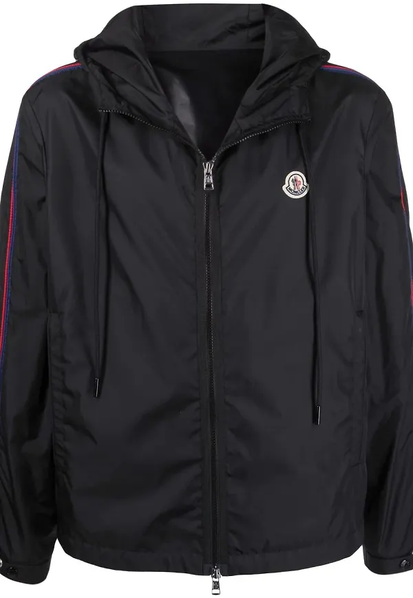Moncler jacka med huva - 999 BLACK