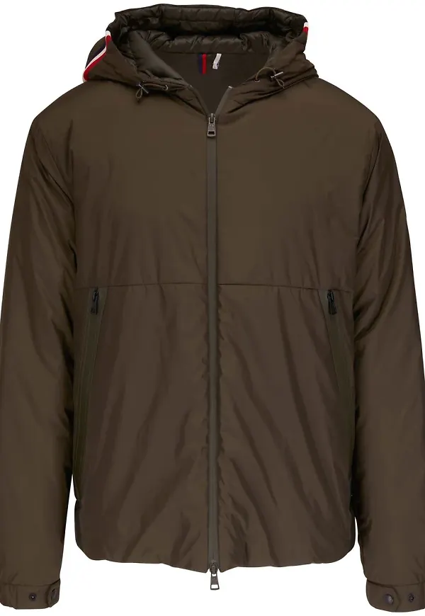 Moncler jacka med huva - Grön