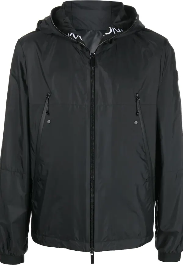 Moncler jacka med huva - Svart