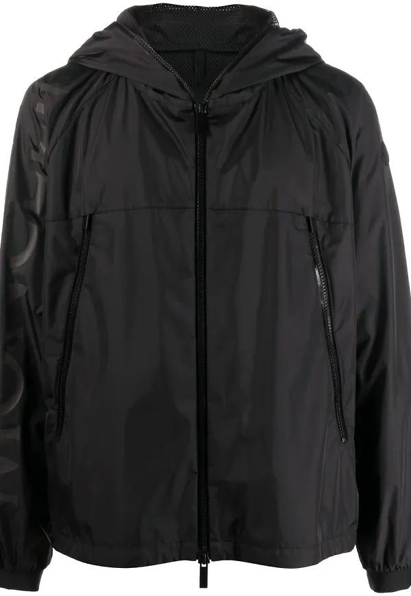 Moncler jacka med huva - Svart