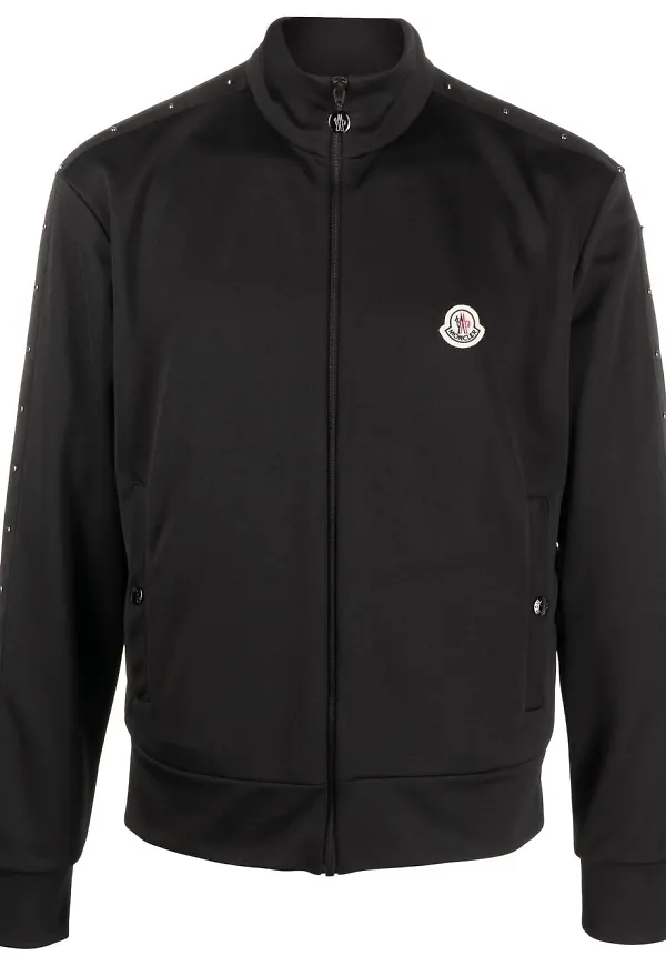 Moncler jacka med nitar - Svart