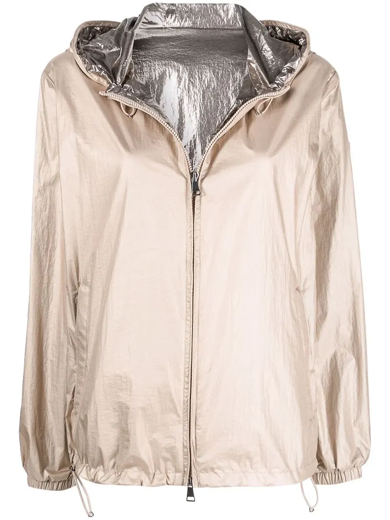 Moncler Jouquet jacka med huva - Neutral
