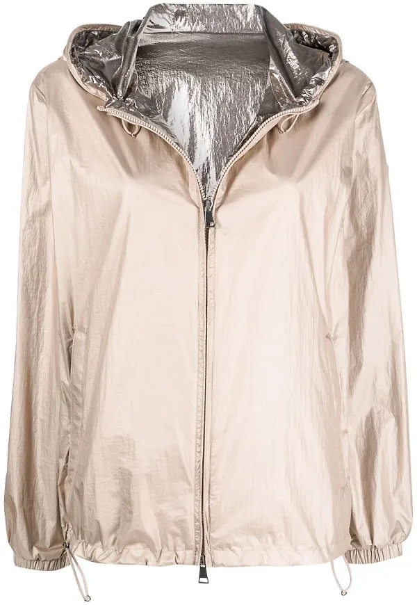 Moncler Jouquet jacka med huva - Neutral