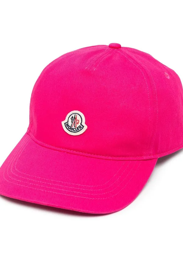 Moncler keps med logotyp - Rosa