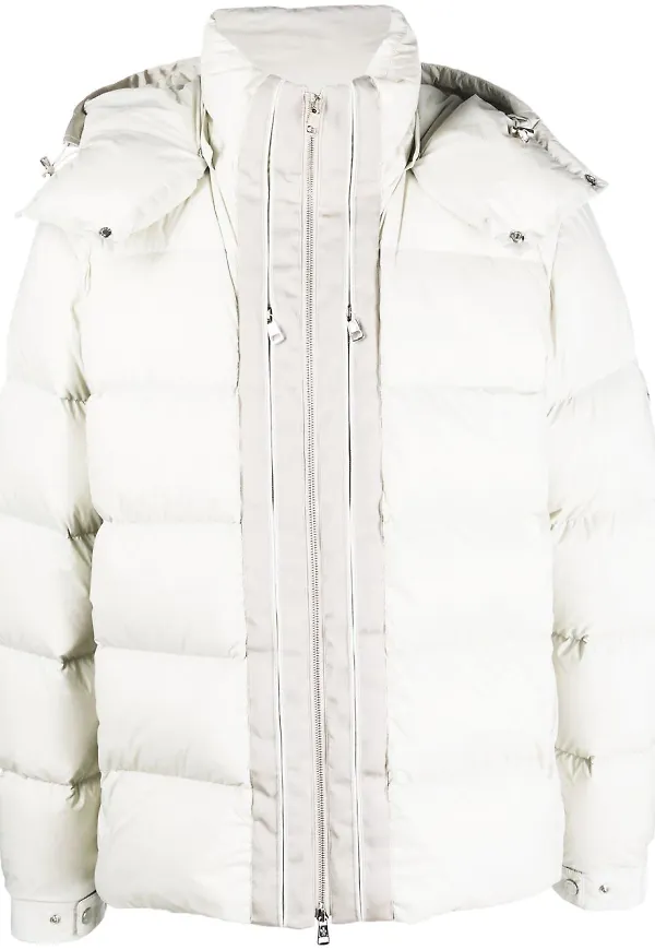 Moncler Kerinci puffjacka med huva - Neutral