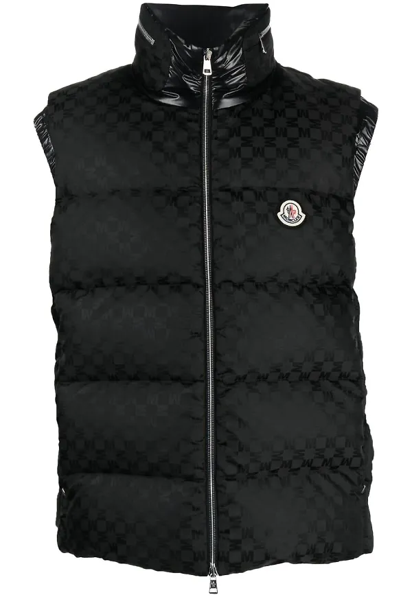 Moncler Kita quiltad väst - Svart