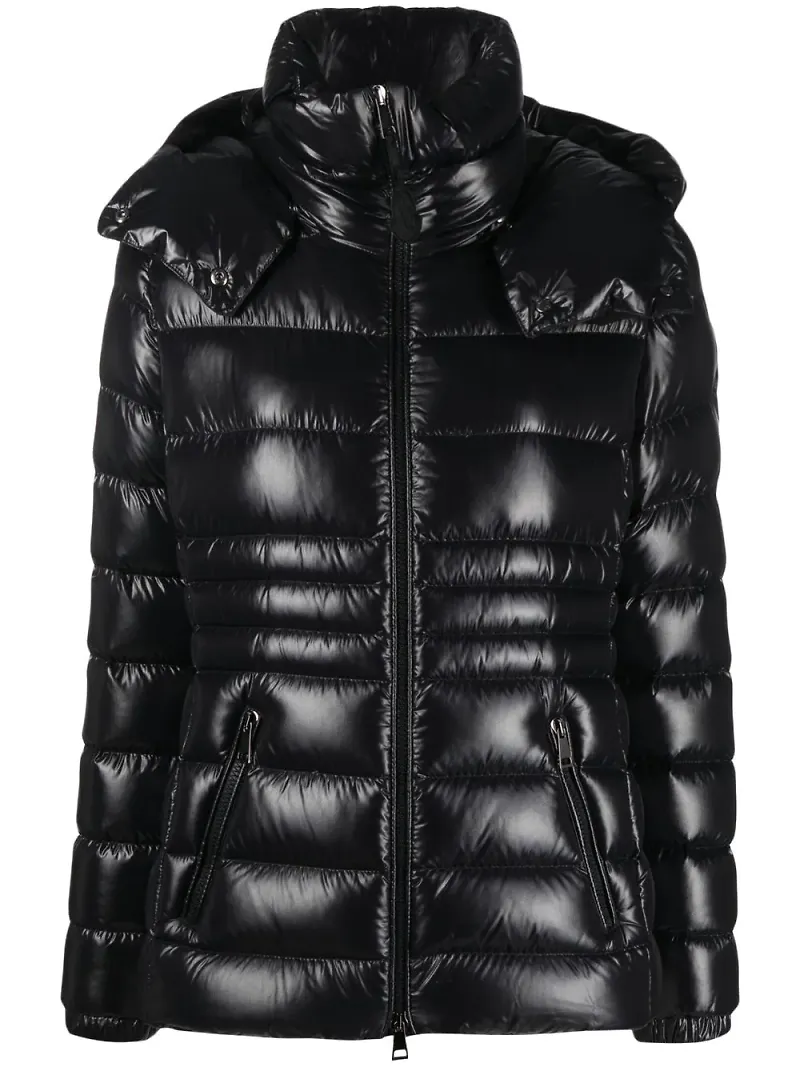 Moncler kort vadderad dunjacka - Svart