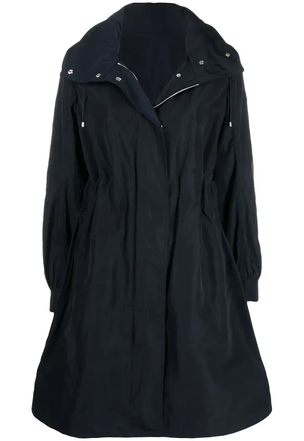 Moncler Kourou lång parkas - Blå