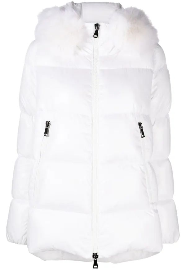 Moncler Laiche kort dunjacka - Vit