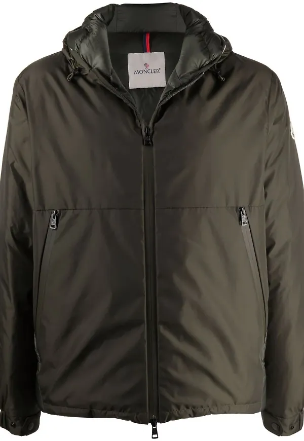 Moncler Laurain vadderad jacka - Grön