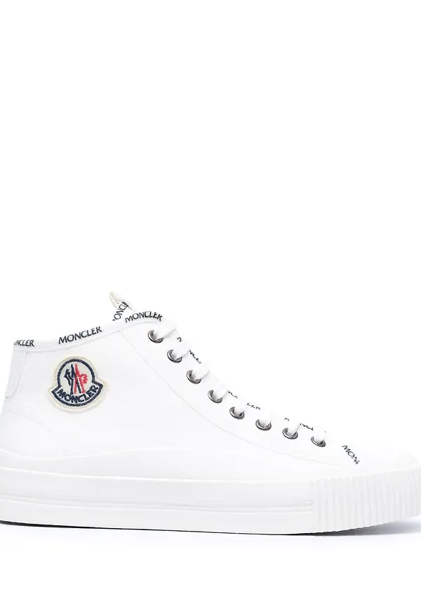 Moncler Lissex höga sneakers - Vit