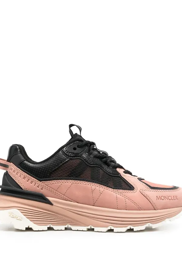 Moncler Lite Runner tvåfärgade sneakers - Svart