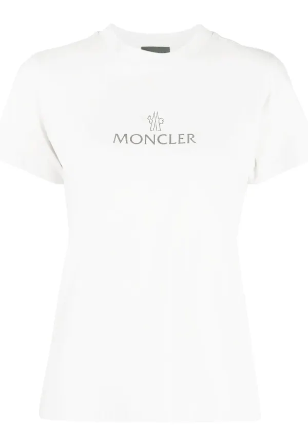 Moncler logo-print short-sleeve T-shirt - Grå