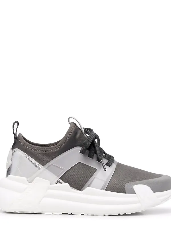 Moncler Lunarove låga grova sneakers - Grå