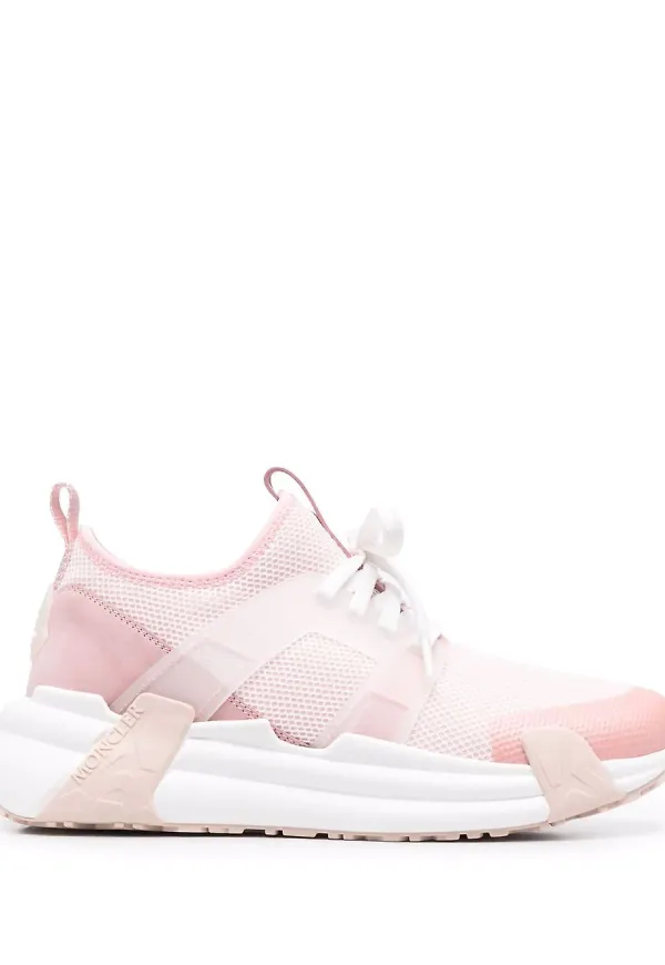 Moncler Lunarove låga grova sneakers - Rosa