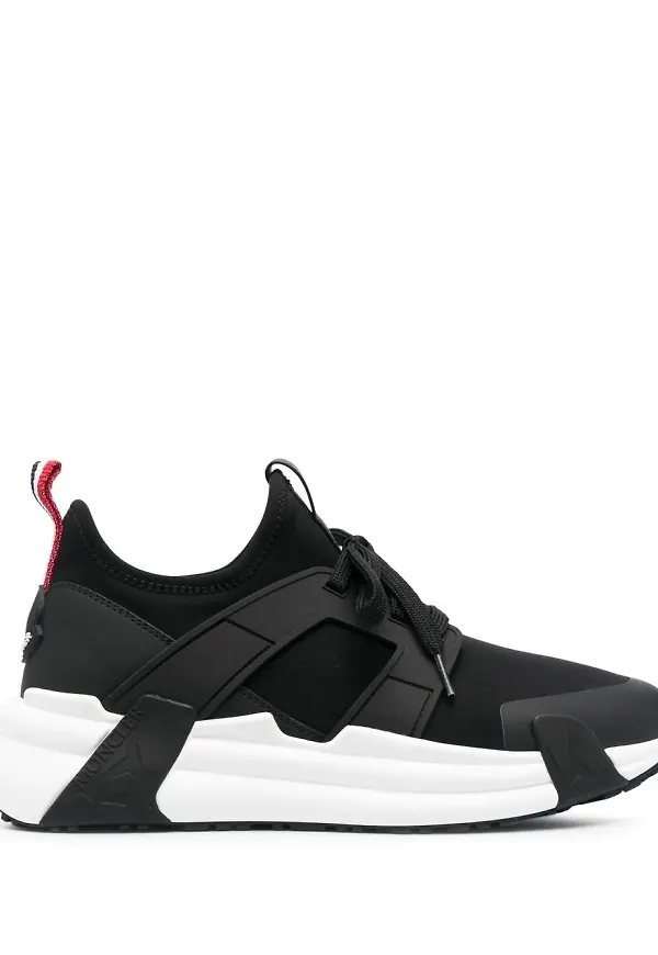 Moncler Lunarove sneakers med panel - Svart