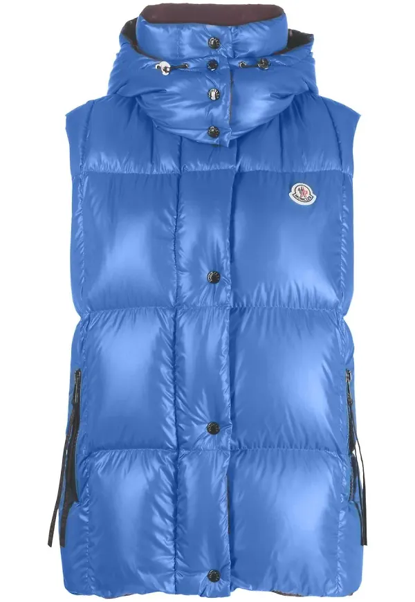 Moncler Luzule vadderad väst - Blå