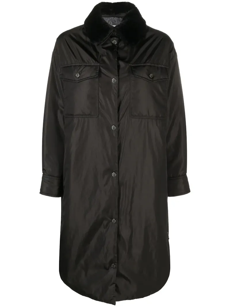 Moncler lång isolerad jacka - Svart