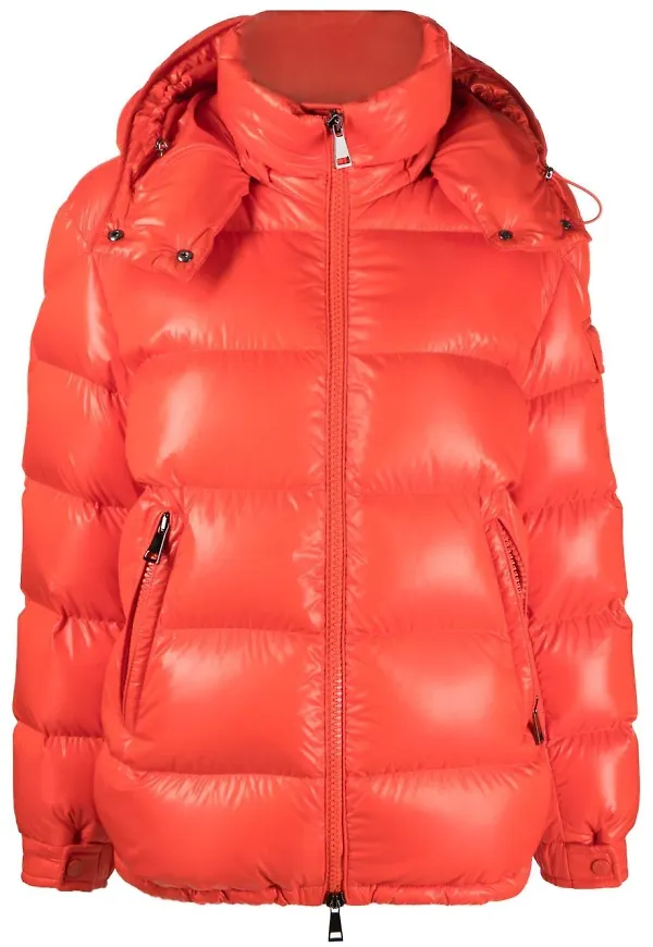 Moncler Maire puffkappa - Röd