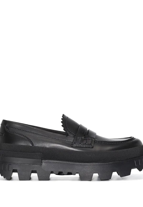 Moncler Maxence grova loafers - Svart