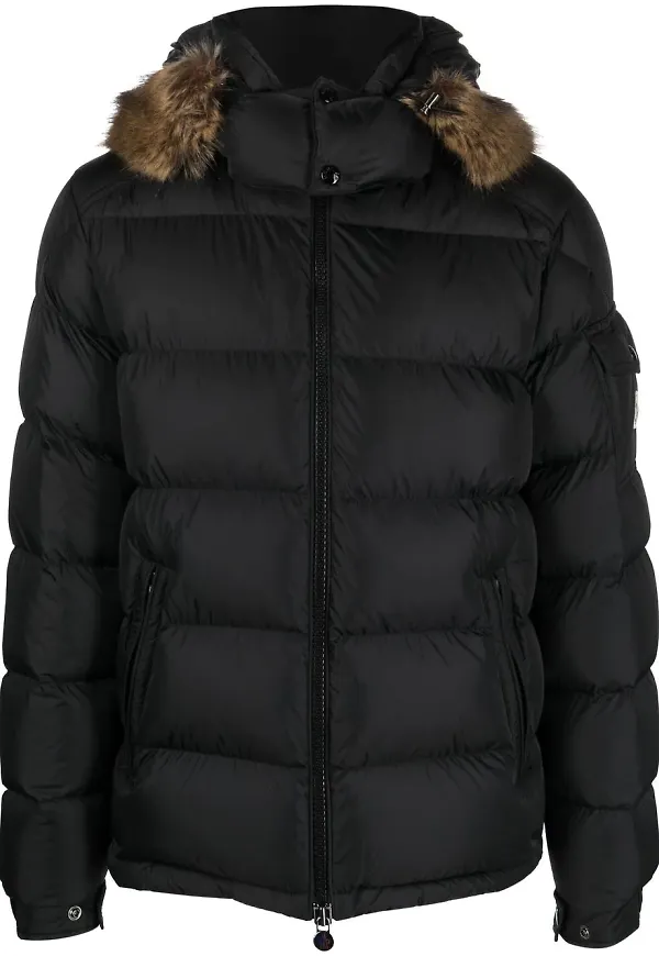Moncler Mayaf dunjacka i puffmodell - Svart