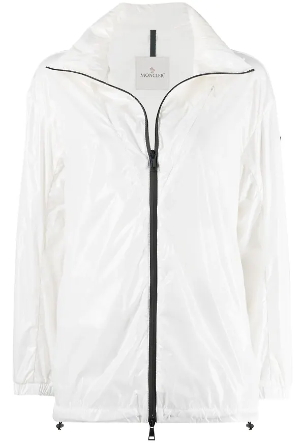 Moncler Melucta halvskir vindjacka - Vit
