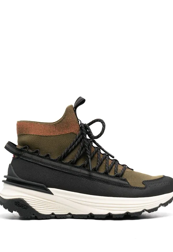 Moncler Monte Runner höga sneakers - Svart