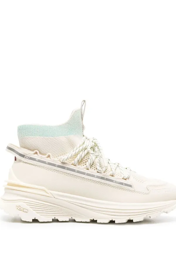 Moncler Monte Runner höga sneakers - Vit