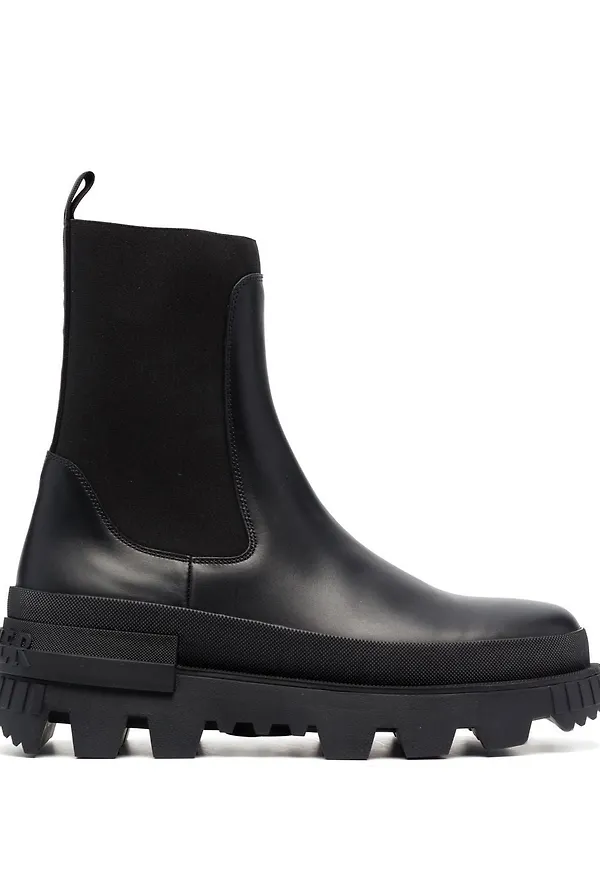 Moncler Neue Chelsea-boots - Svart
