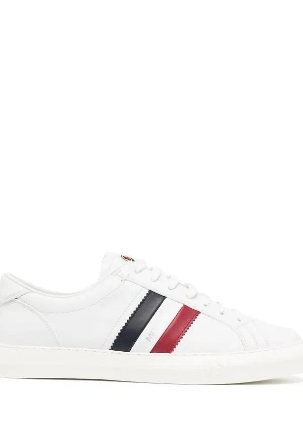Moncler New Monaco träningsskor - Vit