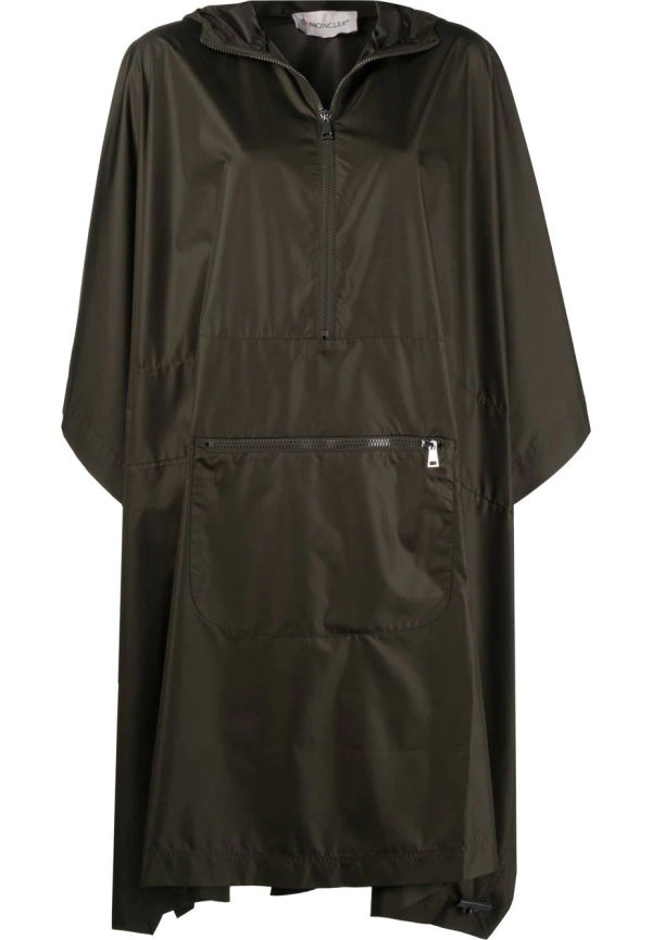 Moncler parkas i oversize-modell - Grön