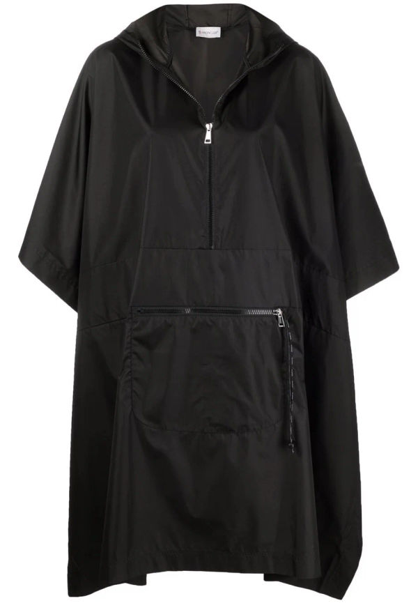 Moncler parkas i oversize-modell - Svart