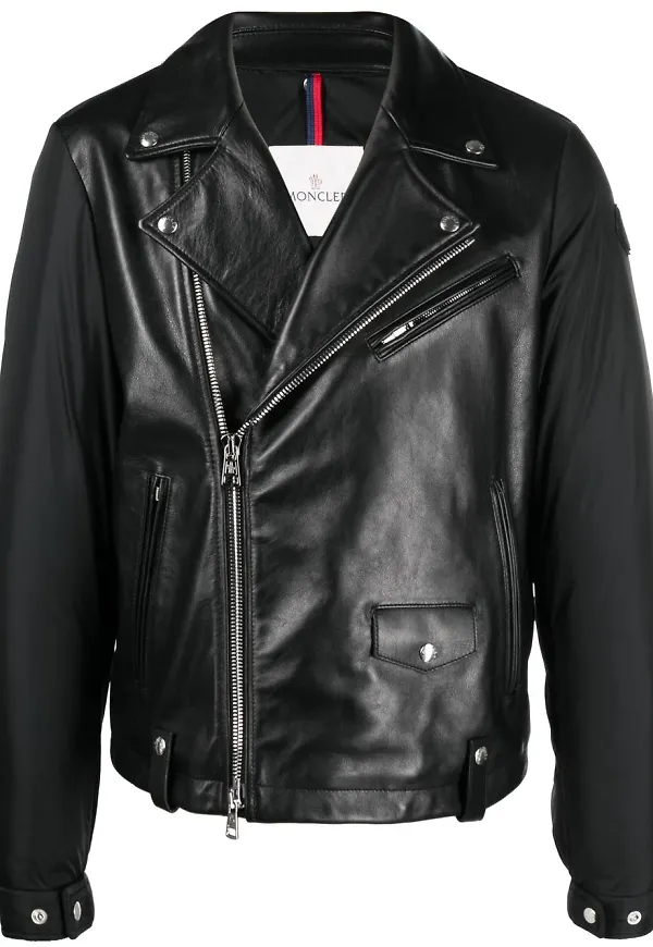 Moncler Pavot bikerjacka - Svart