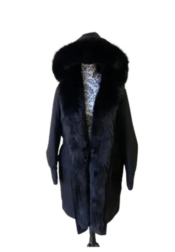 Moncler Pre-owned Förägd päls ytterkläder Svart, Dam