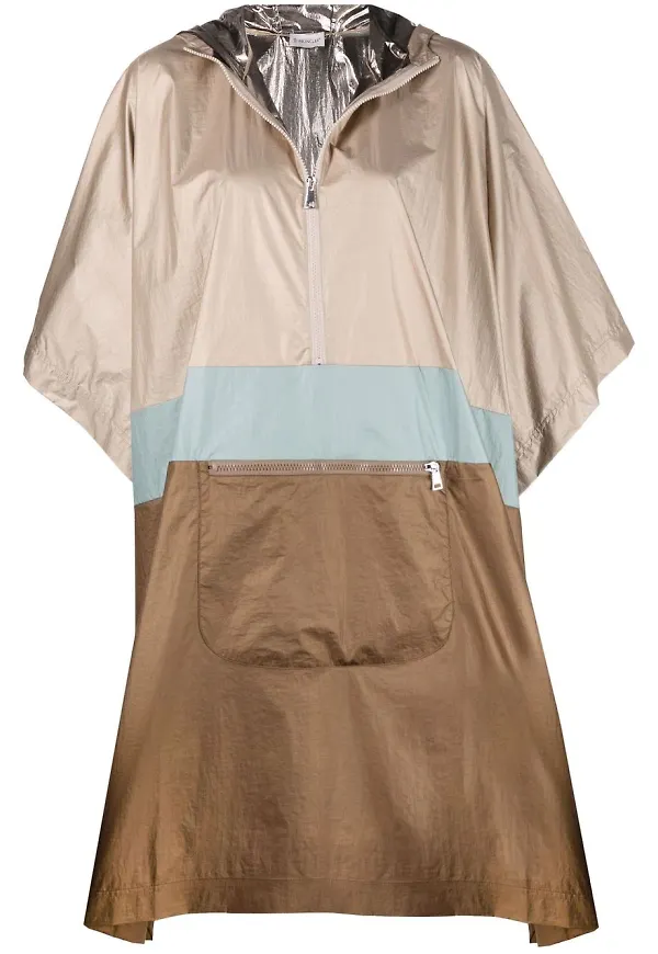 Moncler pulloverjacka med färgblock - Neutral