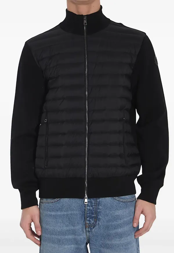 Moncler quiltad jacka - Svart