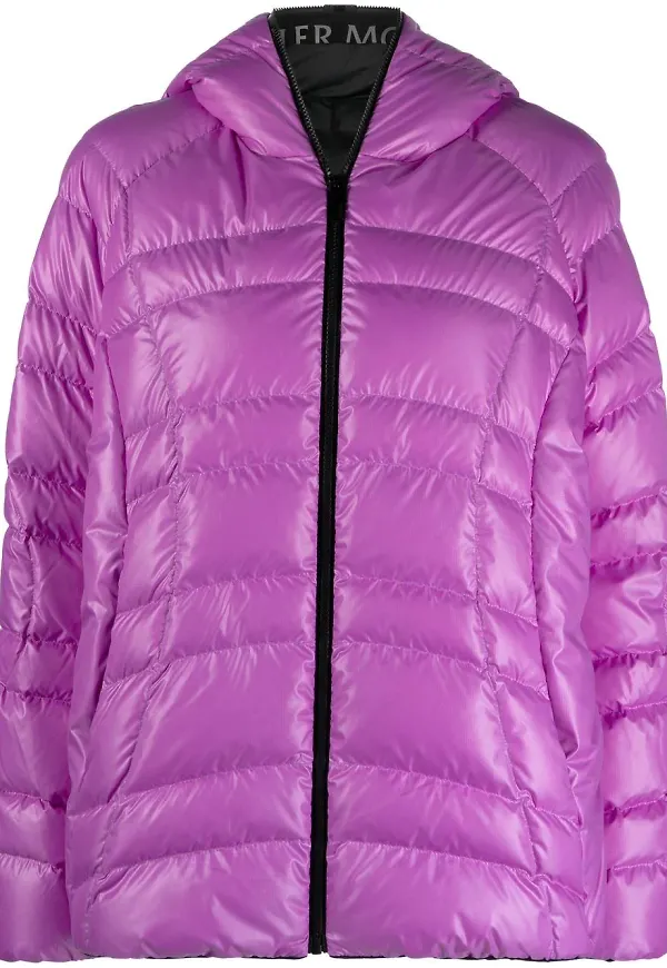 Moncler quiltad vadderad jacka - Lila