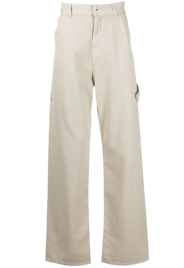 Moncler raka byxor - Neutral