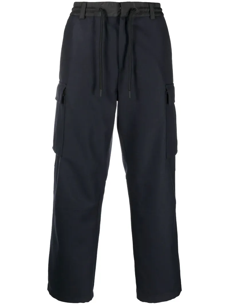 Moncler raka cargobyxor - Blå