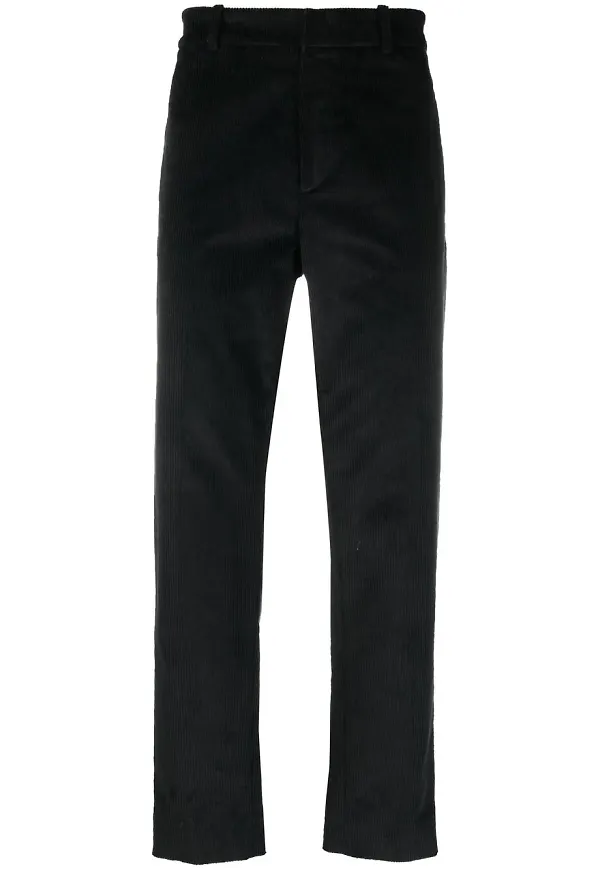 Moncler raka manchesterbyxor - Svart