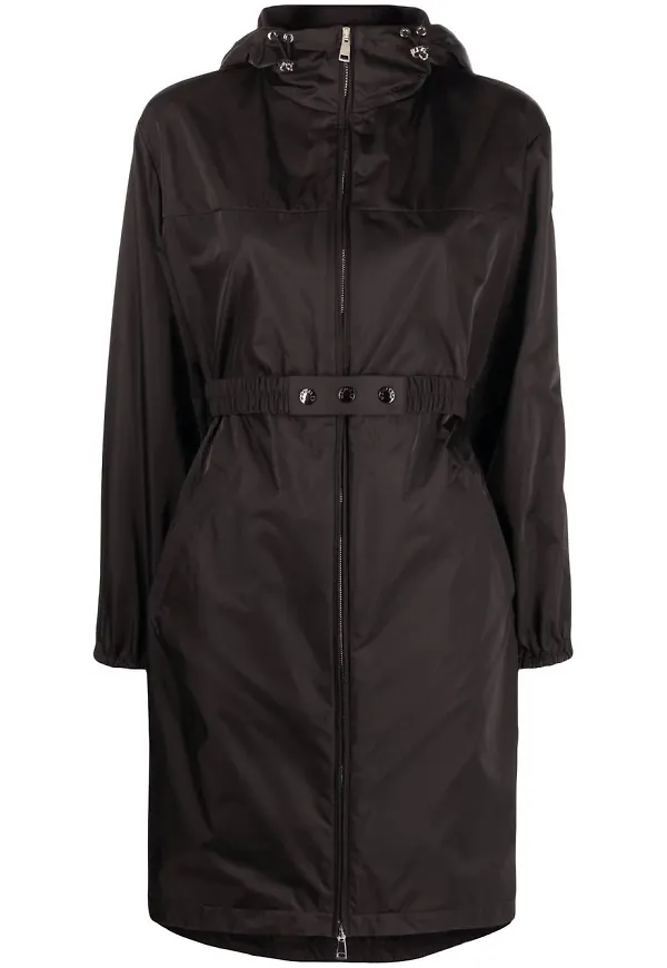 Moncler regnjacka med huva - Svart