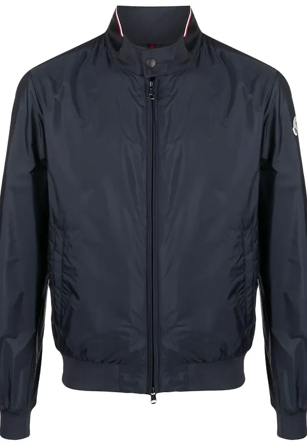 Moncler Reppe jacka med dragkedja - Blå