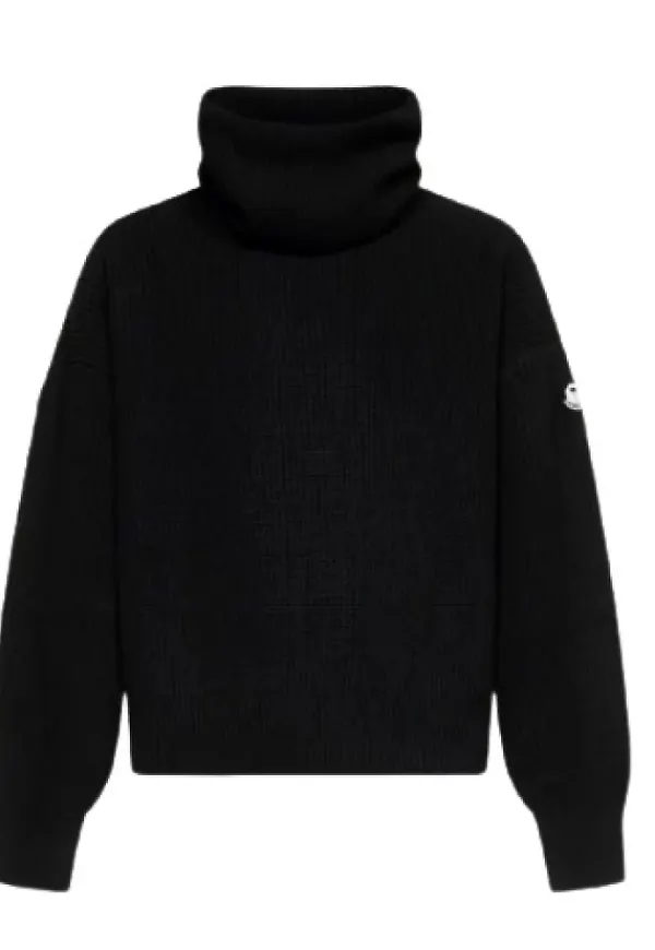 Moncler Rullkrage Svart, Dam